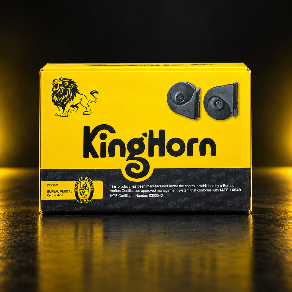 KingHorn Universal Car Horn – Loud 12V Dual-Tone Horn