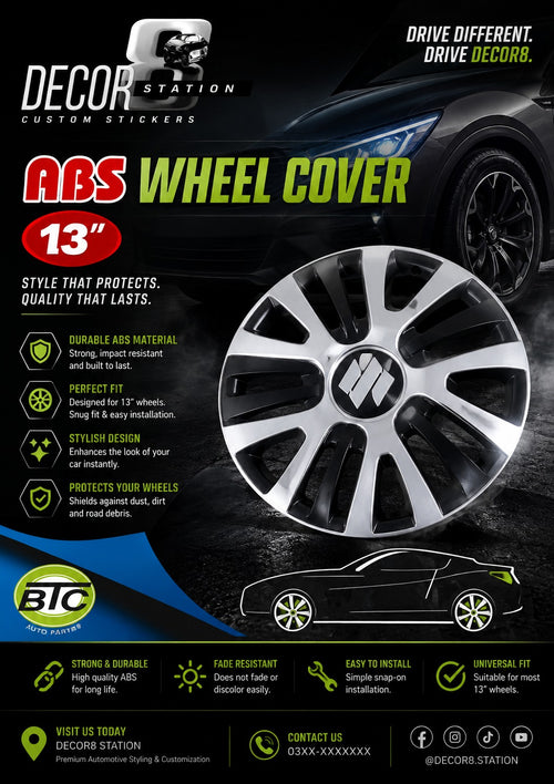 ABS Wheel Cover 13-inch – BTC Auto Parts